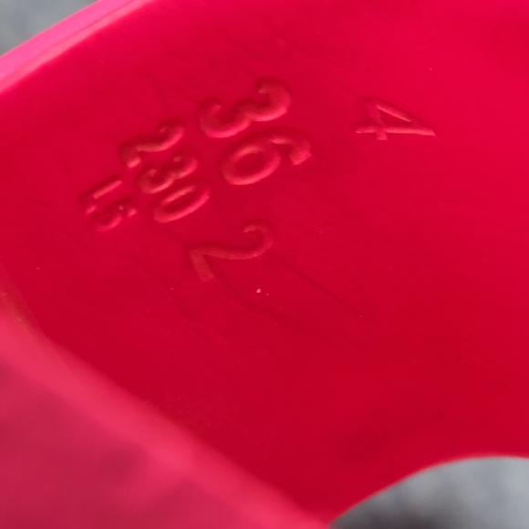 Birkenstock Women's Barbados EVA Sandals Hot Pink Size US 5/5.5 EU 36 Slip Ons - Picture 6 of 6